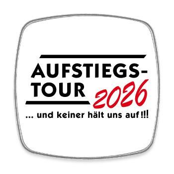 Ascension Tour 2026 - Square fridge magnet - white - Front