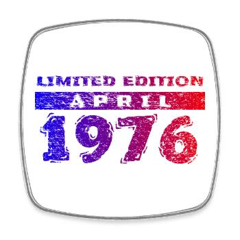 50e anniversaire Édition limitée 04/1976 - Magnet carré - blanc - Devant