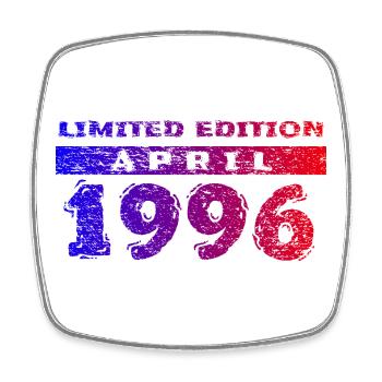 30e anniversaire Édition Limitée 04/1996 - Magnet carré - blanc - Devant