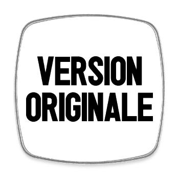 ORIGINAL VERSION! - Square fridge magnet - white - Front