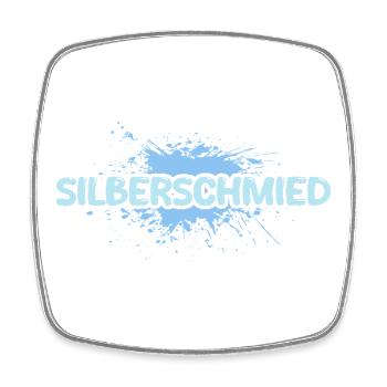 Silberschmied - Viereckiger Kühlschrankmagnet - Weiß - Vorne
