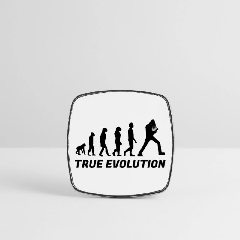 True evolution - vrai évolution metal Magnet carré