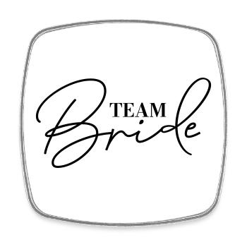 Team Bride Bachelorette Party Accessories Hen Party - Square fridge magnet - white - Front