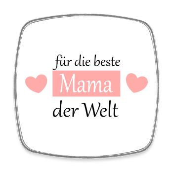 Muttertags Geschenk Mutter Muttertag Geschenkidee - Viereckiger Kühlschrankmagnet - Weiß - Vorne