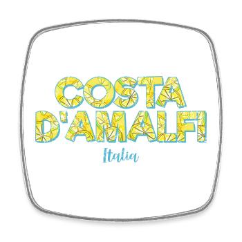 Costa d'Amalfi und Zitrone in Italien Amalfiküste - Viereckiger Kühlschrankmagnet - Weiß - Vorne