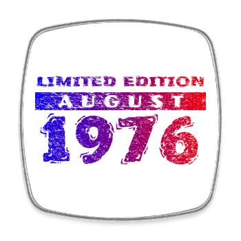 50e anniversaire Édition Limitée 08/1976 - Magnet carré - blanc - Devant