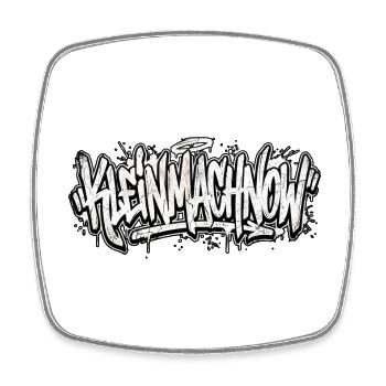 Kleinmachnow Berlin Graffiti Oldschool Hip Hop - Viereckiger Kühlschrankmagnet - Weiß - Vorne