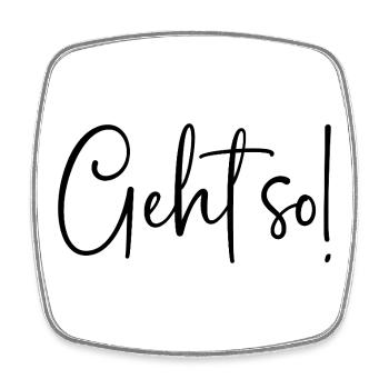 It goes like this! - Square fridge magnet - white - Front