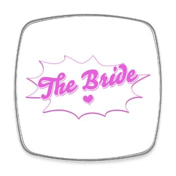Bachelorette Party The Bride - Bachelorette Party Design - Magnet carré - blanc - Devant