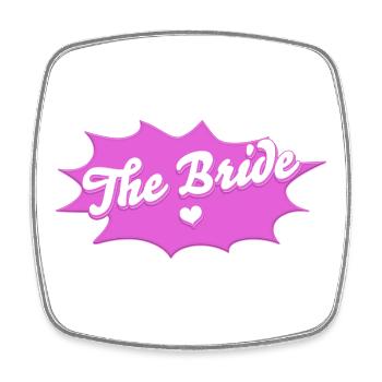 Bachelorette Party The Bride - Bachelorette Party Design - Magnet carré - blanc - Devant