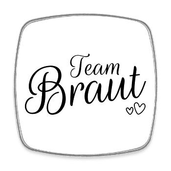 Team Braut - Viereckiger Kühlschrankmagnet - Weiß - Vorne