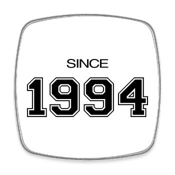 Depuis 1994 année de naissance ou d'évènement - Magnet carré - blanc - Devant