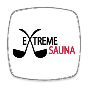 2541614 15524168 sauna - Square fridge magnet - white - Front