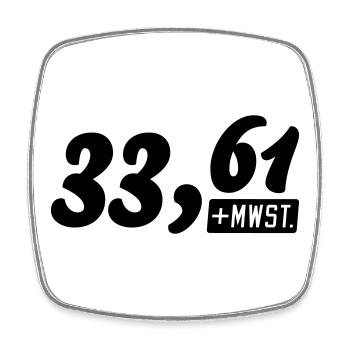 40th Birthday - Square fridge magnet - white - Front