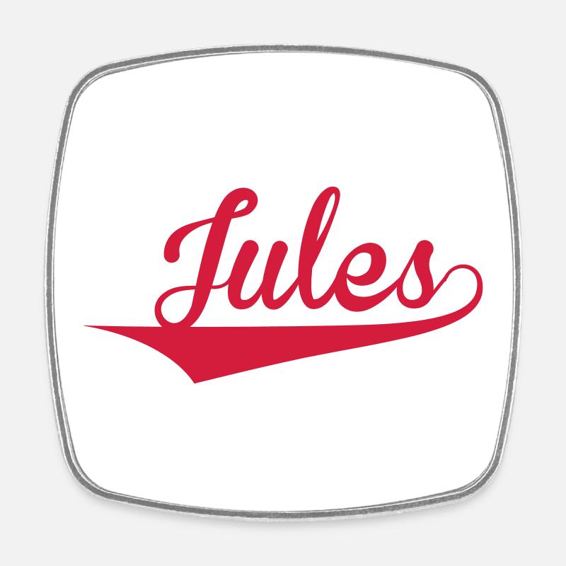 Jules - Square fridge magnet - white
