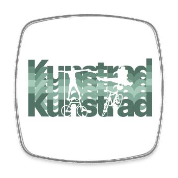 Kunstrad, Kunstradfahren, Hallenradsport - Viereckiger Kühlschrankmagnet - Weiß - Vorne