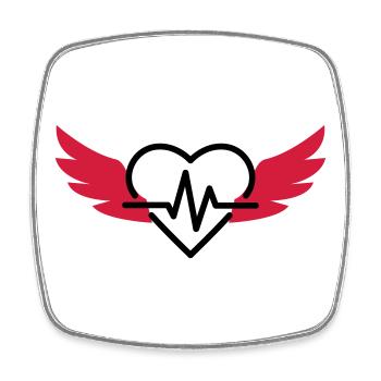 Cardiologist Kardiologe Cardiologue Doctor - Square fridge magnet - white - Front