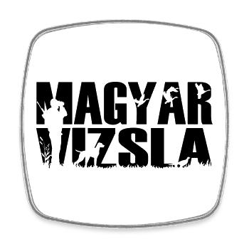 Jagdhund Magyar Viszla - Viereckiger Kühlschrankmagnet - Weiß - Vorne