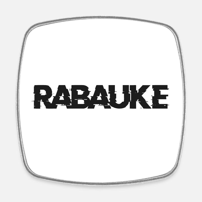 Rabauke - Viereckiger Kühlschrankmagnet - Weiß