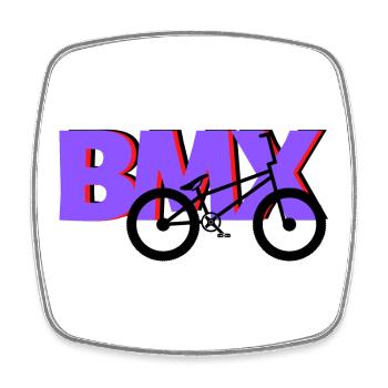 T-shirt BMX Air Trick – Ride the Sky - Magnet carré - blanc - Devant