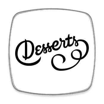Super design pour ceux qui ont la dent sucrée - Magnet carré - blanc - Devant