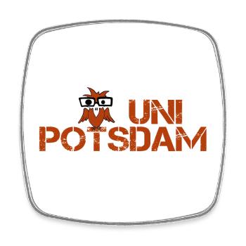 UNI POTSDAM - Square fridge magnet - white - Front
