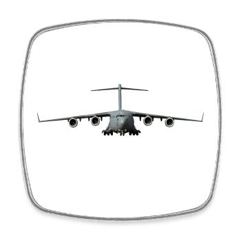 C-17 - Square fridge magnet - white - Front