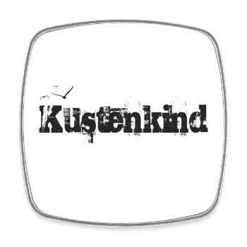 Küstenkind Möwen - Viereckiger Kühlschrankmagnet - Weiß - Vorne