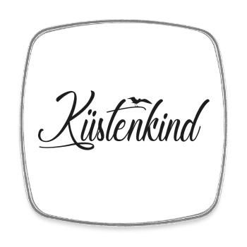 Küstenkind - Viereckiger Kühlschrankmagnet - Weiß - Vorne