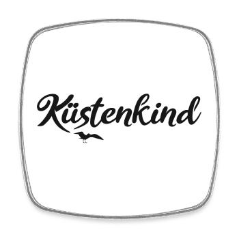 Küstenkind - Viereckiger Kühlschrankmagnet - Weiß - Vorne