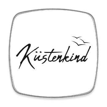 Küstenkind - Viereckiger Kühlschrankmagnet - Weiß - Vorne