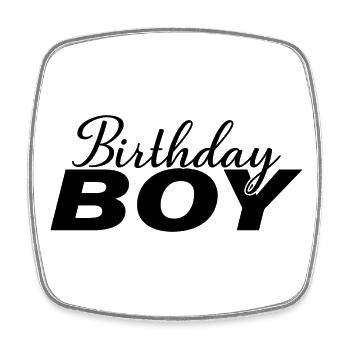 Birthday Boy - Geburtstagsparty Geschenk für Kinder Jungen - Viereckiger Kühlschrankmagnet - Weiß - Vorne