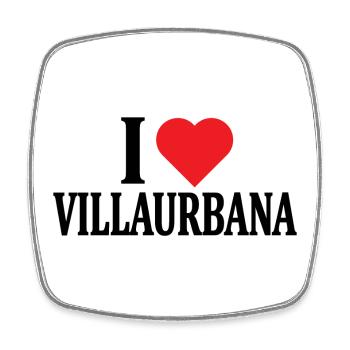 t-shirt J’adore Villaurbana t-shirt Sardaigne - Magnet carré - blanc - Devant
