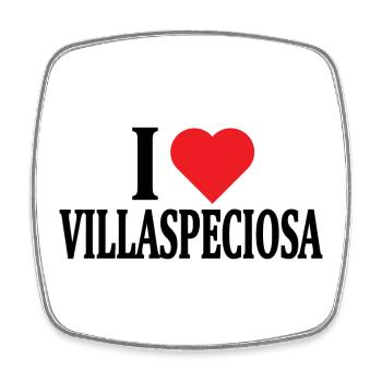 t-shirt J’adore Villaspeciosa t-shirt Sardaigne - Magnet carré - blanc - Devant