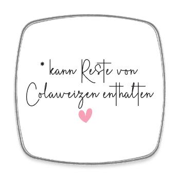Colaweizen Weizen Bier Alkohol Trinken Geschenk - Viereckiger Kühlschrankmagnet - Weiß - Vorne