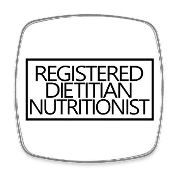 Registered Dietitian Nutritionist Proud RDN - Square fridge magnet - white - Front