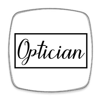 Optician Proud Graduated Optician Student - Square fridge magnet - white - Front