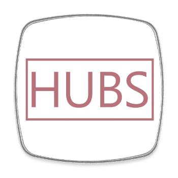 Hubs Matching Verlobung Hochzeit Flitterwochen - Viereckiger Kühlschrankmagnet - Weiß - Vorne