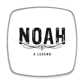 NOAH a Legend. - Square fridge magnet - white - Front
