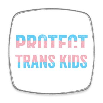 LGBT Pride Month - Love Revolution - Square fridge magnet - white - Front