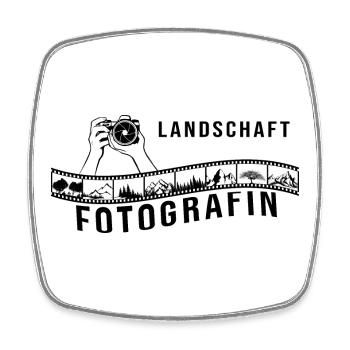 Landschaftsfotografin - Viereckiger Kühlschrankmagnet - Weiß - Vorne