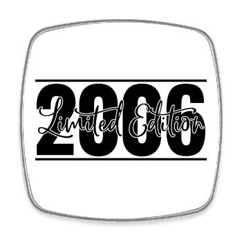 Edition limitée 2006 - Magnet carré - blanc - Devant