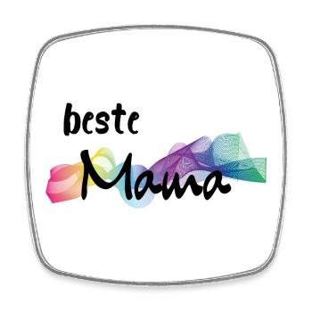 Beste Mama - best mummy - Square fridge magnet - white - Front