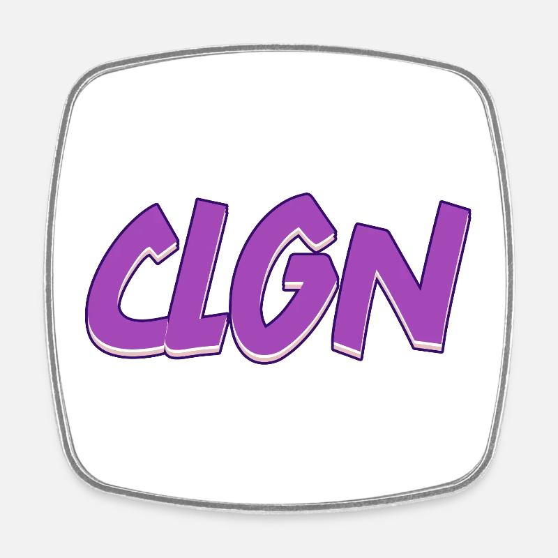 CLGN | Kurzform Köln - Viereckiger Kühlschrankmagnet - Weiß