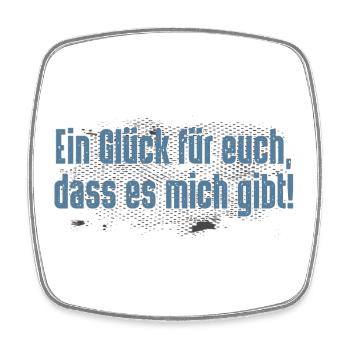 Witzigen Sprüchen Herren Fun Funny Spruch Lustige - Viereckiger Kühlschrankmagnet - Weiß - Vorne