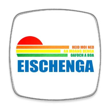 heid moi ned an moang denga oafoch a boa eischenga - Viereckiger Kühlschrankmagnet - Weiß - Vorne