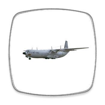 C-133 Cargomaster - Square fridge magnet - white - Front