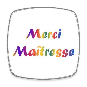 GELIEBTE. VIELEN DANK. DANKE HERRIN - Viereckiger Kühlschrankmagnet - Weiß - Vorne