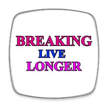 Breaking - dance - Square fridge magnet - white - Front