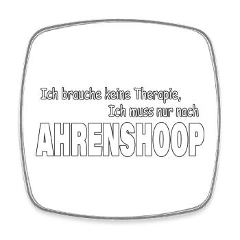 Thérapie AHRENSHOOP - Magnet carré - blanc - Devant